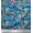 Medium Blue, variant on Soimoi Cotton Duck Fabric Leaves & Peach Flower Floral Print Fabric by The Yard 42 Inch Wide