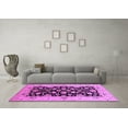 thumbnail image 3 of Ahgly Company Indoor Rectangle Oriental Purple Traditional Area Rugs, 6' x 9', 3 of 4