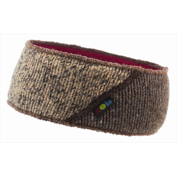 Icebox Xob 869-3 HeadBand - Brown & Tan, Medium-Large