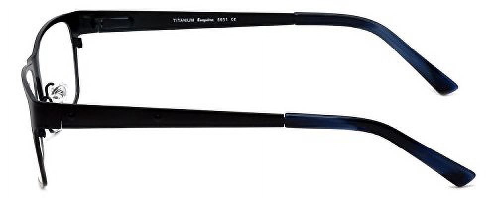 Esquire Designer Reading Glasses EQ8651 in Black 54mm with Case +3.25