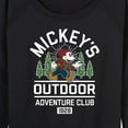 thumbnail image 3 of Mickey & Friends - Mickey's Outdoor Adventure Club - Women's Lightweight French Terry Long Sleeve Shirt, 3 of 5