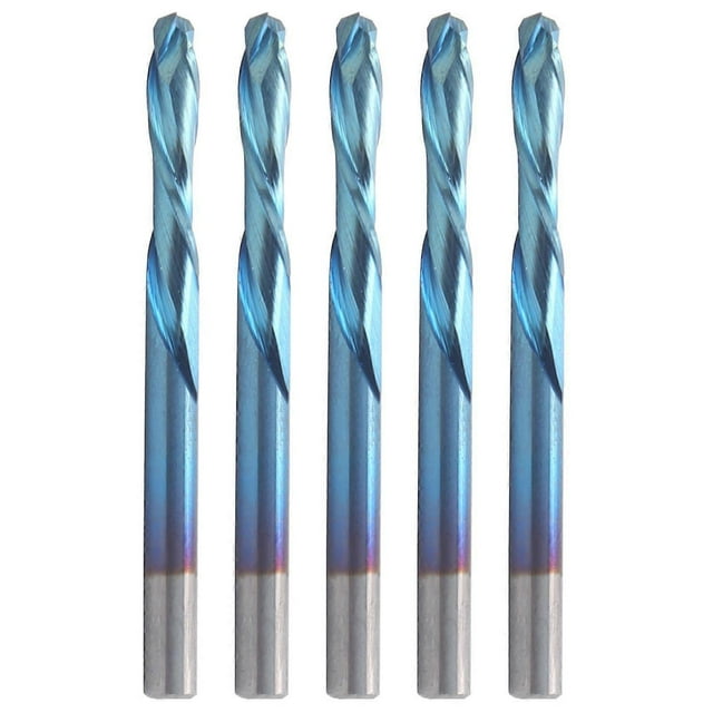 High quality Double-edged composite milling cutter Nano blue coating CNC milling cutter 3