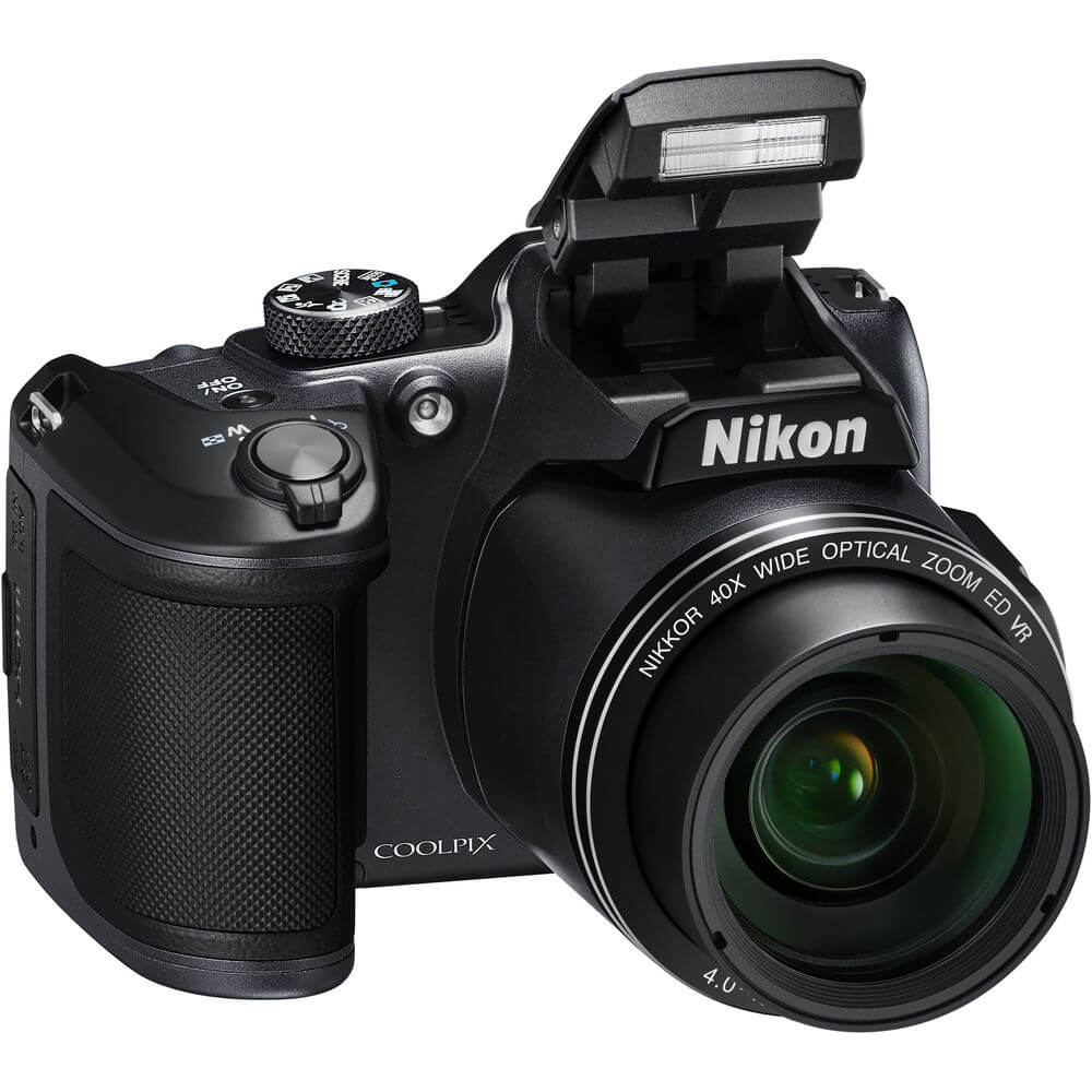 Nikon Black COOLPIX B500 Digital Camera with 16 Megapixels and 40x Optical Zoom - image 2 of 7