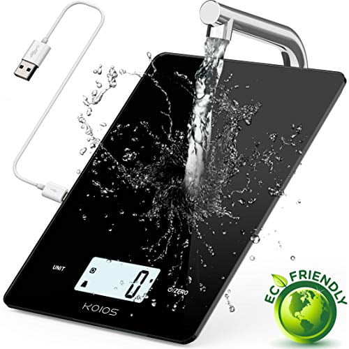 Koios Usb Rechargeable Food Scale Waterproof Kitchen Scale 0 04oz 1g Precise Graduation Digital Scale For Cooking Baking High Accuracy Food Scale Target In Grams Ounces And Liquid Walmart Com Walmart Com