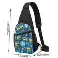 thumbnail image 4 of Disketp Sling Backpack,Multipurpose Crossbody Shoulder Bag Travel Hiking Daypack-Machinery Road Construction, 4 of 6