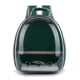 thumbnail image 3 of Mochila para mascotas con diseño de loro verde, tela Oxford de viaje al aire libre, jaula para pájaros transparente, transporte portátil cómodo, 3 of 6
