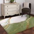 thumbnail image 3 of 3'x5' Area Rugs, Sage Green Marble Indoor Outdoor Area Rug for Living Room Bedroom, Modern Ink Painting Art Abstract Washable Bathroom Rugs Kitchen Floor Carpet Mats Home Decor Aesthetic, 3 of 8