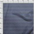 thumbnail image 3 of oneOone Viscose Chiffon Navy Blue Fabric Asian Suzani Craft Projects Decor Fabric Printed By The Yard 42 Inch Wide, 3 of 5