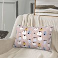 thumbnail image 5 of Daiia Cute Hand Drawn Bear Bedding Waterproof Pillow Protector Zippered Queen – Bed Bug Proof Pillow Encasement-14"x20", 5 of 6