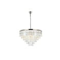 thumbnail image 2 of Elegant Lighting Sydney 44" 10 Light Royal Crystal Chandelier, 2 of 9