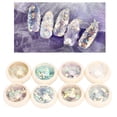 thumbnail image 1 of Lentejuelas Brillantes Para Uñas, 8 Colores, Calcomanías Para Bricolaje, Decoración, Arte De Uñas, Accesorio De Bricolaje, Lentejuelas Para Uñas, Para Salón De Arte De Uñas, 1 of 7