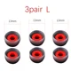 thumbnail image 1 of Petites oreillettes intra-auriculaires en silicone, 3/1 paires, accessoires pour écouteurs, 1 of 4
