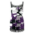 thumbnail image 4 of MKLEKYY Pijamas Mujer Algodon Cortos de Moda para Mujer, Estampado Sexy de Encaje, Tirantes Ajustables, Sin Mangas, Camiseta Sin Mangas, Pantalones Cortos, conjunto de Pijama Informal, 4 of 4