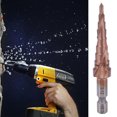 thumbnail image 4 of Loewten Step Drill Bit, High Toughness High Speed Steel Drill Bit, High Wear Resistance Not Easy To Break Cobalt Coating For Perforating Various Materials Deburring, 4 of 7