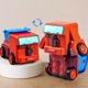 thumbnail image 3 of 1pc Transforming Truck Robots Fricción Powered Cars Transformar En Robots Camión Juguetes para 2 3 4+ Año Niños Coches para niños pequeños, 3 of 3