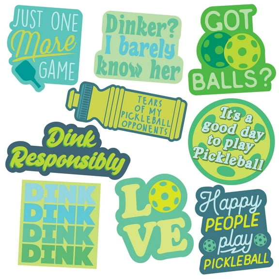 Pickleball Sticker Extra Large Stickers for Adults Funny Adhesives with Memes