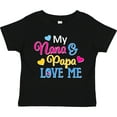 thumbnail image 3 of Inktastic My Nana and Papa Love Me with Hearts Boys or Girls Toddler T-Shirt, 3 of 5