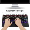thumbnail image 3 of Teclado retroiluminado NKRO, 87 teclas, teclado con cable USB, teclado Gamer para ordenador portátil Gamer FLhrweasw Nuevo, 3 of 9
