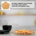 thumbnail image 1 of SHINYPASING 1Pc Yellow Wooden Pastry Board Food Holder Sturdy Tray for Storage and Serving, 1 of 6
