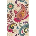 thumbnail image 3 of Unique Loom Estrella Collection Area Rug - Rodeo (5' 1" x 8' Rectangle Cream/Orange), 3 of 7