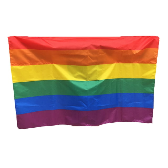 Rainbow Pride Banner 3x5 ft (36 x 60 in) - Colores vibrantes Adepaton Figuras Decorativas y Floreros