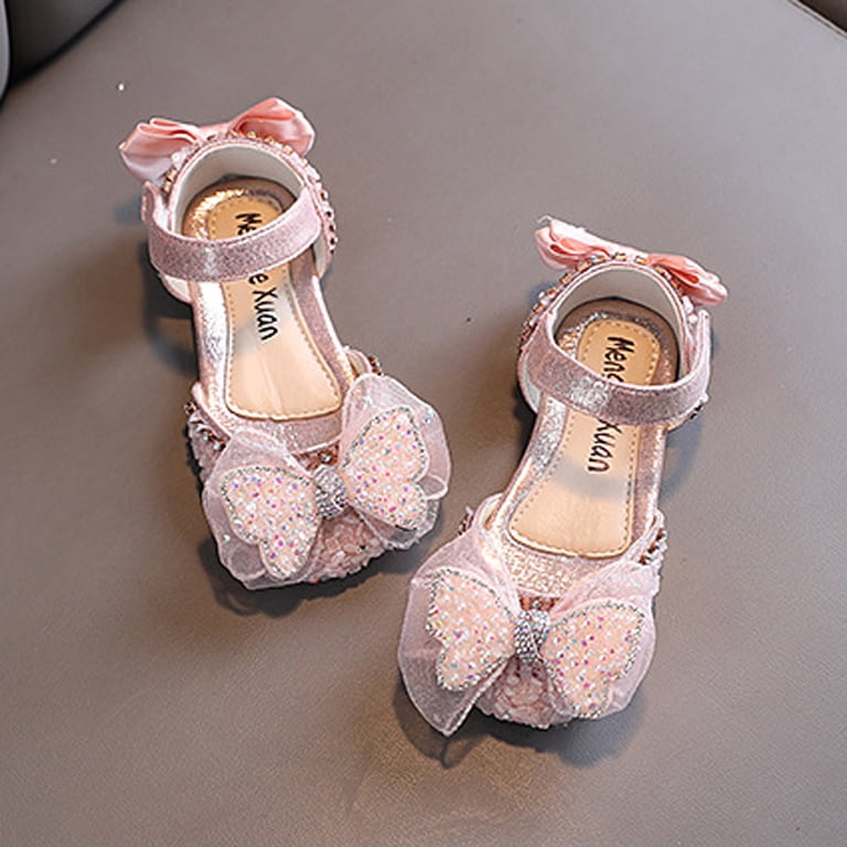 JSCDRPDWL Size 5 Toddler Girl Sandals Toddler Jelly Shoes Fashion Spring  and Summer Girls Sandals Dress Dance Show Princess Shoes Flat Bottom  Rhinestone Mesh Bowknot Hook Loop Ribbon, Spring-Summer - Walmart.com
