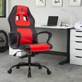 thumbnail image 5 of BestOffice Office Chair PC Gaming Chair Cheap Desk Chair Ergonomic PU Leather Executive Computer Chair Lumbar Support for Home Office，D3, 5 of 7