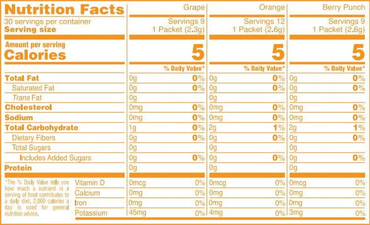 Crush Singles To Go! Variety Pack Drink Mix, 2.64 Oz., 30 Count