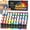 50 Colors, variant on Acrylic Paint, Shuttle Art 50 Colors Acrylic Paint Set, 2oz/60ml Bottles, Rich Pigmented, Water Proof, Acrylic Paints for Artists, Beginners on Canvas Rocks Wood Ceramic Fabric