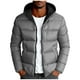 thumbnail image 4 of Ceisia Men Solid Color Hooded Cardigan Jacket Warm Casual Long Sleeve Pocket Parka Gift, 4 of 5