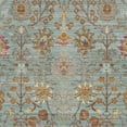 thumbnail image 2 of SAFAVIEH Valencia Grigor Traditional Polyester Area Rug, Steel Blue, 5' x 8', 2 of 7