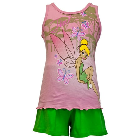 Tinkerbell - Forest Girls Juvy Tank and Shorts