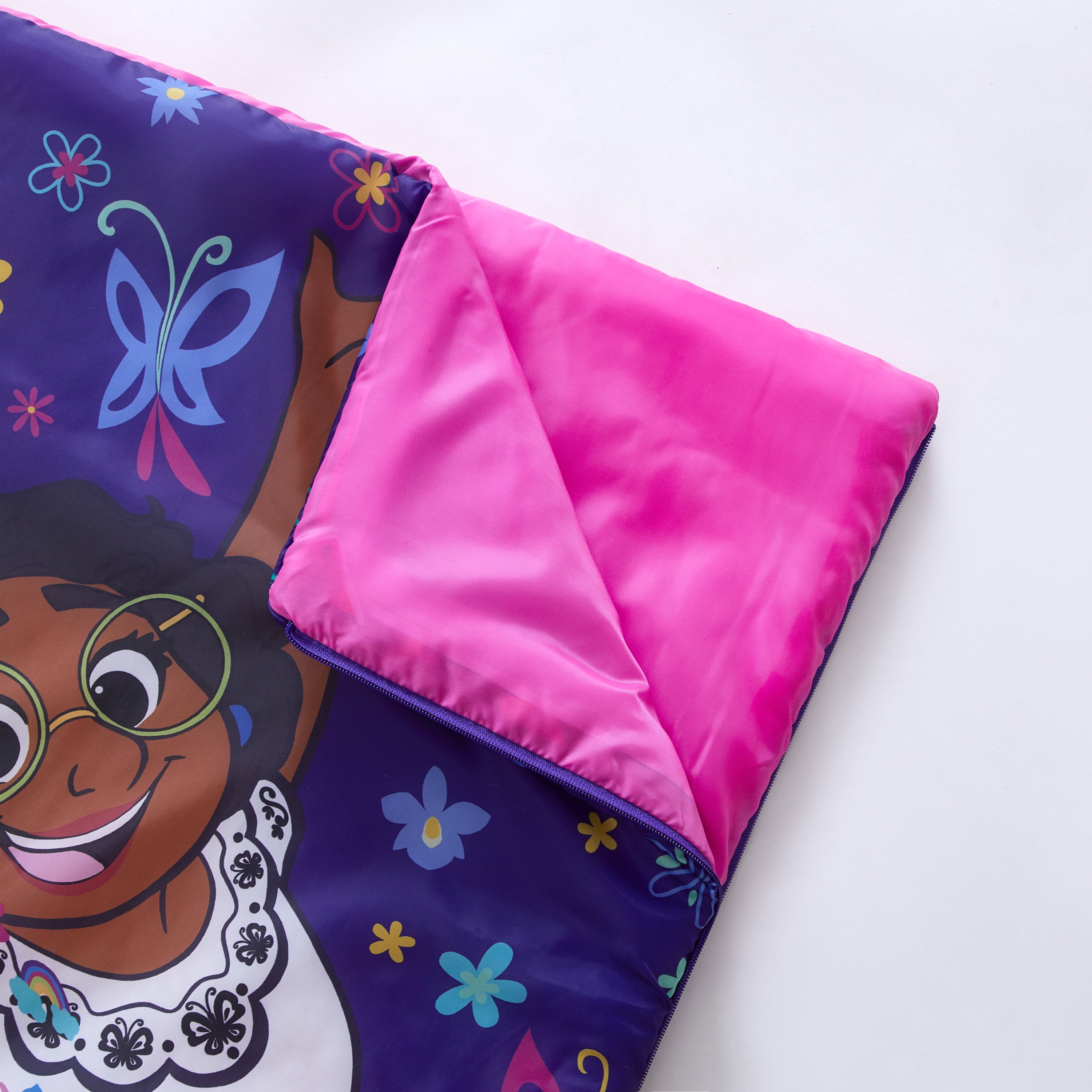 Disney Encanto Kids' Sling Bag Slumber Set (Sleeping Bag & Pillow)