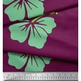 thumbnail image 2 of Soimoi Pink polyester Crepe Fabric Floral Printed Fabric 1 Yard 42 Inch Wide, 2 of 3