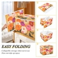 thumbnail image 2 of Yayeee Collapsible Cube Storage Bin with Lid Fabric Closet Decorative Basket with Handles, Abstract Floral, 2 of 7