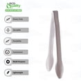 thumbnail image 2 of Set of 12 - Heavy Duty White Serving Tongs - 12 inch - Plastic Disposable Salad Tongs - High Heat Plastic, Catering, Salads, Bakery, Buffets, BBQ, Ice, Hot and Cold Foods (12"), 2 of 7