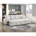 thumbnail image 4 of Lexicon Dimitri 2-Piece Microfiber Sectional with Right Chaise in Ice, 4 of 13
