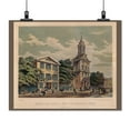 thumbnail image 2 of Print: Chauncy Hall School & First Congregational Church. Boston 1857, 2 of 4