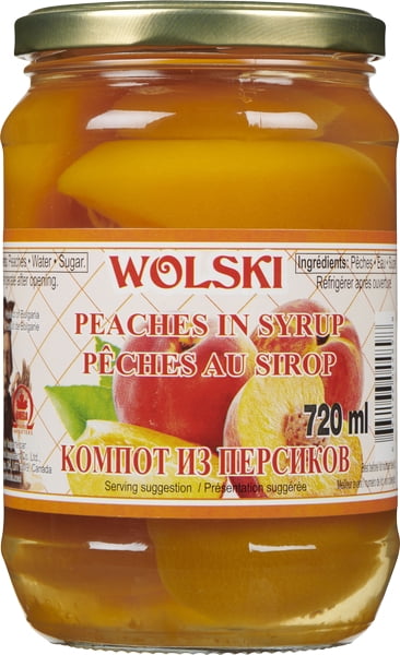Wokski Peaches in Syrup
