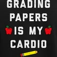 thumbnail image 3 of CafePress - Grading Papers Is My Cardio Women's Dark Pajamas - Women's Short Sleeve Print T-Shirt and Pants Dark Cotton Pajama Set, 3 of 7