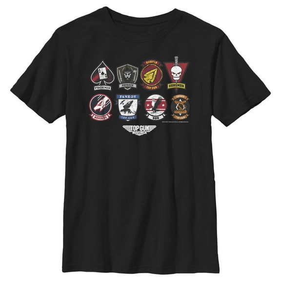 Boy's Top Gun: Maverick Codename Patches  Graphic T-Shirt