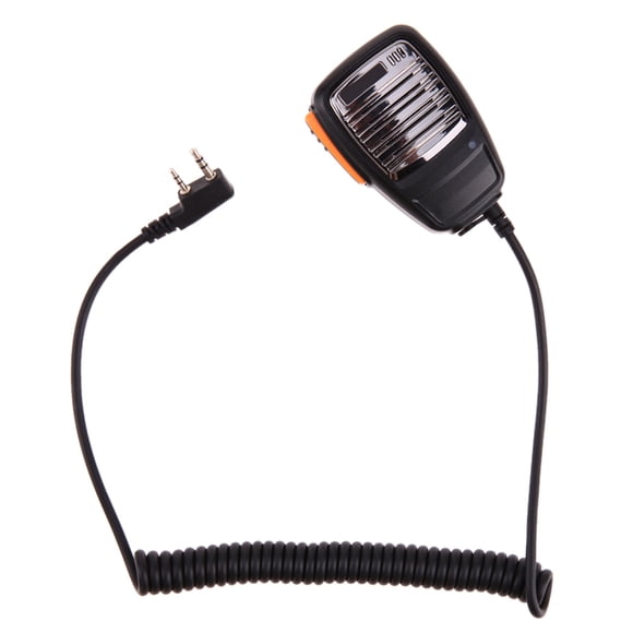 Reemplazo de micrófono de altavoz de mano de 2 pines para radios Baofeng Kenwood TYT Walkie Talkie UV-5R Vogacara TX0959-00