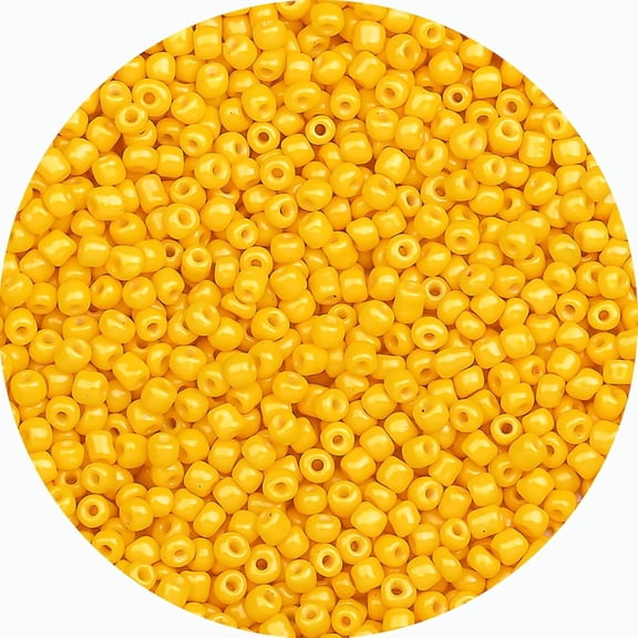 DESIGNICE 4Mm Glass Seed Beads Bulk,Orange-Yellow 6/0 Small Mini Pony Seed Beads,Tiny Round Craft Bead for Wrist Jewelry Making Beading Weaving Diy Crafts Supplies,1000Pcs