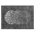 thumbnail image 2 of Addison Rugs Chantille Indoor/Outdoor Transitional Circles Charcoal Washable Rectangle Rug, 1'8" x 2'6", 2 of 6