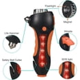 thumbnail image 3 of Car Safety Hammer, 6 in 1 Auto Emergency Escape Tool with Window Breaker, Seat Belt Cutter, Fla, 3 of 5