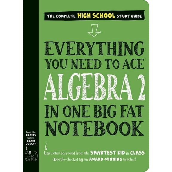 Big Fat Notebooks Everything You Need to Ace Algebra 2 in One Big Fat Notebook, (Paperback)