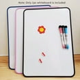 thumbnail image 4 of Portable Magnetic Dry Erase Board Double-Sided White Board Handwriting Whiteboard Easy to  for Children Adults Drawing Writing Planning Memo Board Office School Home Supplies, 4 of 7