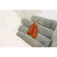thumbnail image 2 of 14k Yellow Gold Carnelian Earrings Orange Chalcedony Faceted Large Long Teardrop Briolettes Simple Dangles Designed for Adult Women, 2 of 5