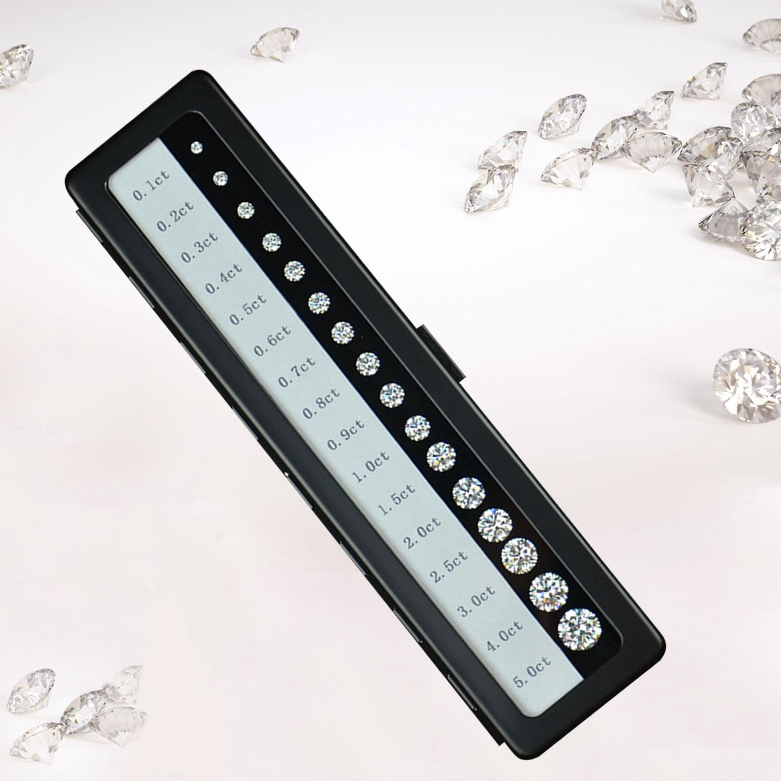 Milageto Tester Tools Diamond Weight High Accuracy Durable black