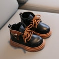 thumbnail image 4 of fvwitlyh Boys Boots Toddler Work Boots Size 8 Toddler Boys And Girls Booties Little Kid Shoes Short Boots Casual Kids outside Winter Boots, 4 of 5